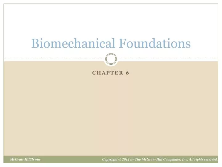 biomechanical foundations