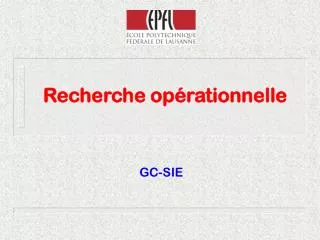 recherche op rationnelle