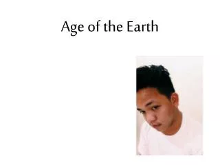 Age of the Earth