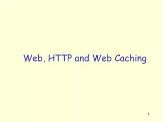 web http and web caching