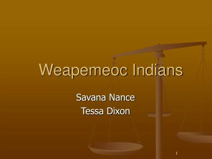 weapemeoc indians