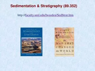 Sedimentation &amp; Stratigraphy (89.352)