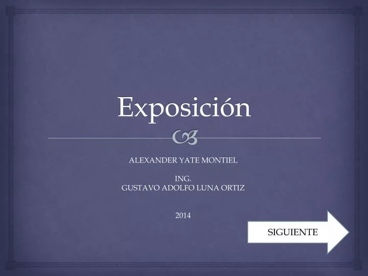 exposici n