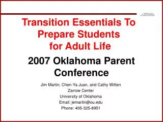 Transition Essentials To Prepare Students for Adult Life