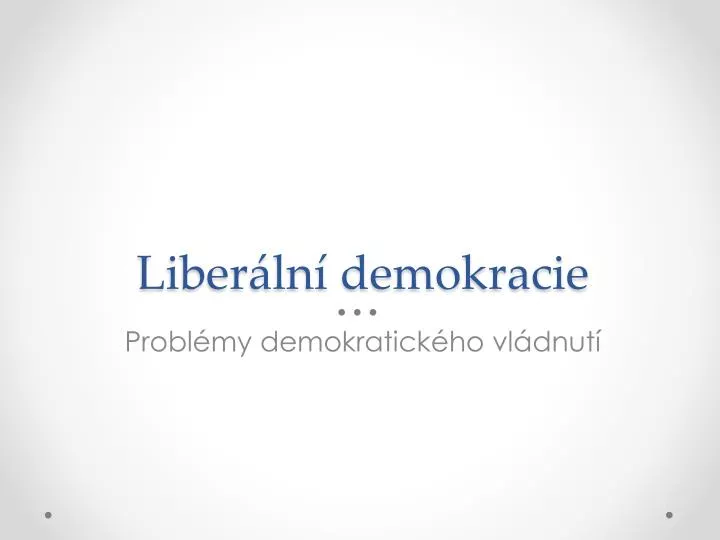 liber ln demokracie
