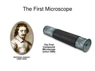 The First Microscope