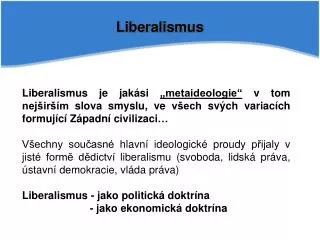 liberalismus