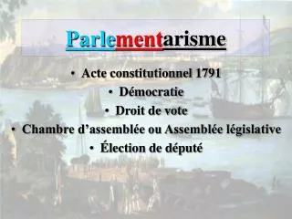 parle ment arisme