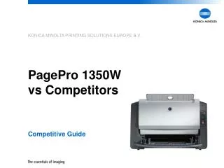 PagePro 1350W vs Competitors