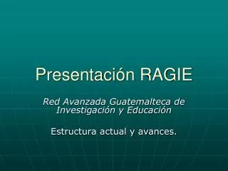 presentaci n ragie