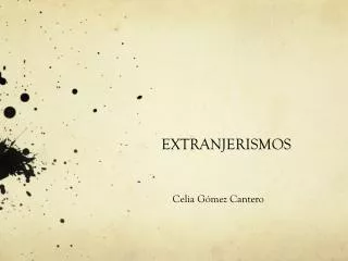 extranjerismos