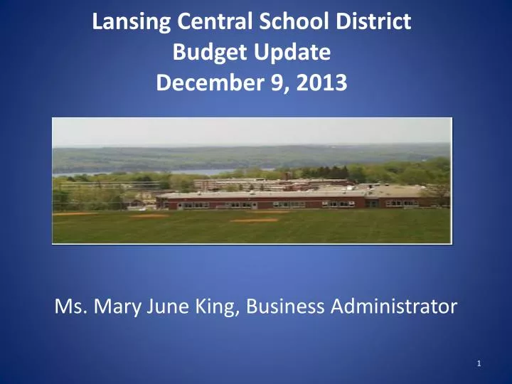 lansing central school district budget update december 9 2013