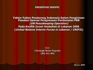 presentasi skripsi