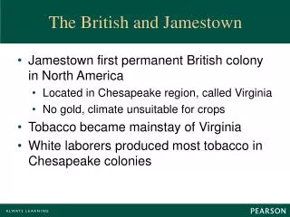 The British and Jamestown