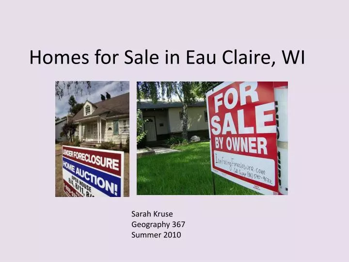 homes for sale in eau claire wi