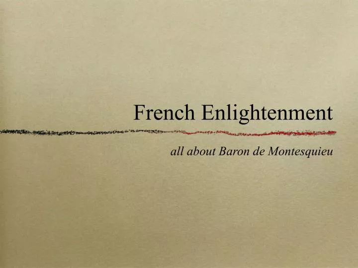 french enlightenment