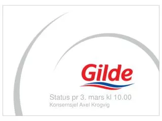 status pr 3 mars kl 10 00 konsernsjef axel krogvig