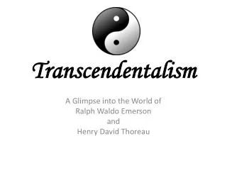 Transcendentalism