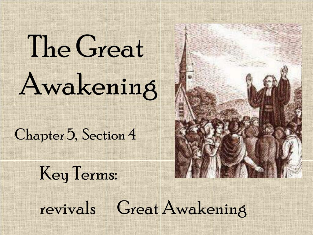 PPT - The Great Awakening PowerPoint Presentation, free download - ID ...