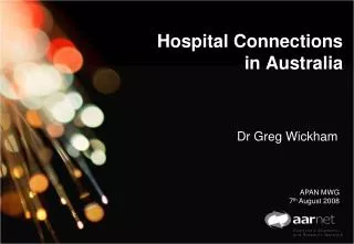Hospital Connections in Australia