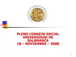 pleno consejo social universidad de salamanca 18 noviembre 2008