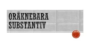 or knebara substantiv