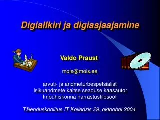 digiallkiri ja digiasjaajamine