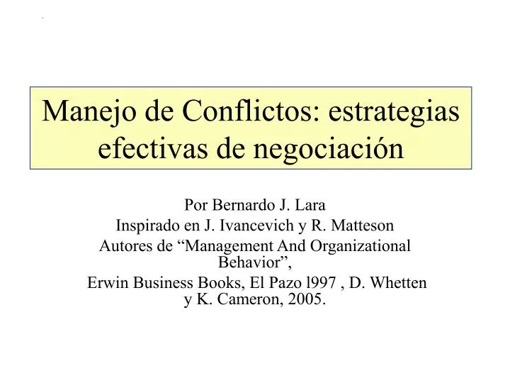 manejo de conflictos estrategias efectivas de negociaci n