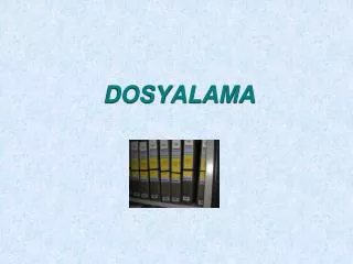 dosyalama