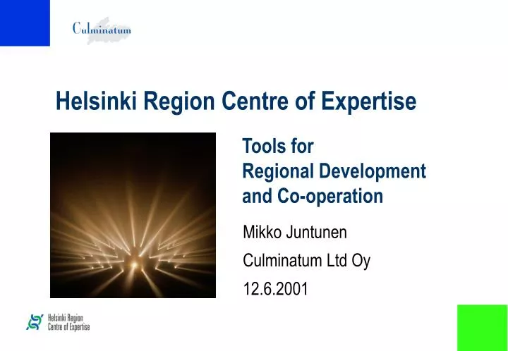 helsinki region centre of expertise