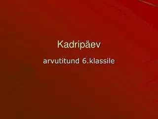 kadrip ev