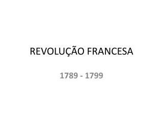 revolu o francesa