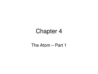 Chapter 4