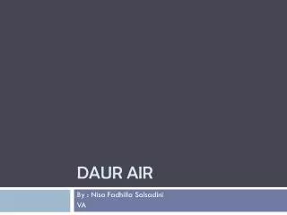 daur air
