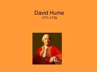 david hume 1771 1776