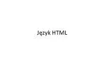 Język HTML - slide 1