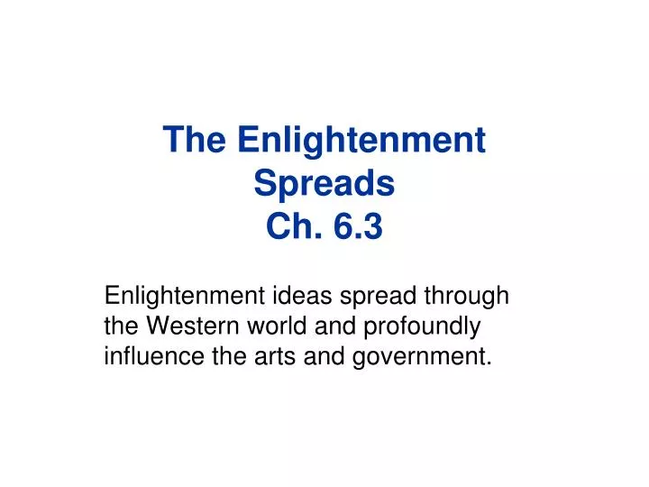 the enlightenment spreads ch 6 3