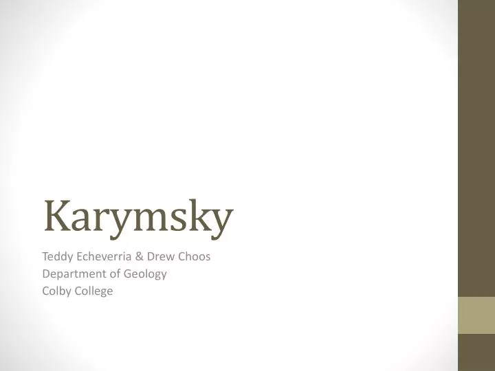 karymsky