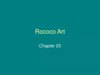 Rococo Art