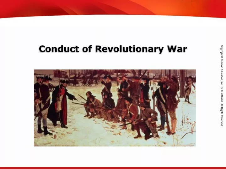 conduct of revolutionary war