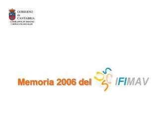 memoria 2006 del ifimav scs