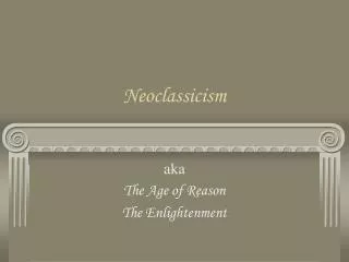 Neoclassicism