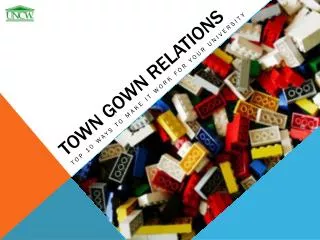 TOWN GOWN RELATIONS