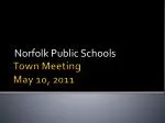 Town Meeting May 10, 2011