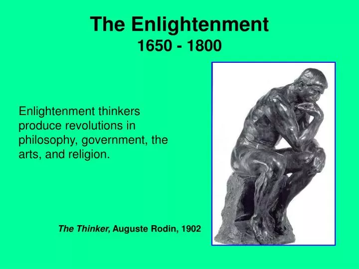 the enlightenment 1650 1800