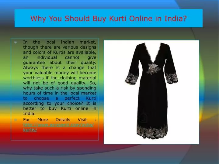 why you should buy kurti online in india