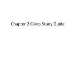 Chapter 2 Civics Study Guide - slide 1