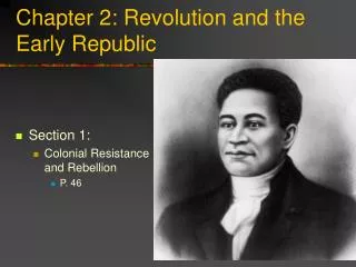 Chapter 2: Revolution and the Early Republic