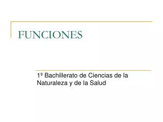 funciones