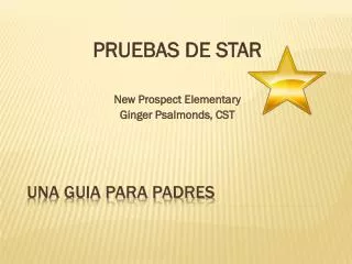 pruebas de star new prospect elementary ginger psalmonds cst